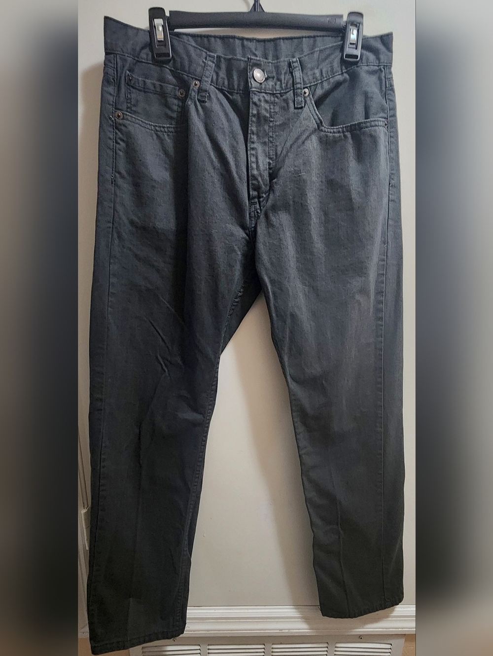 Levi’s 505 Black Straight Leg Jeans 32x32